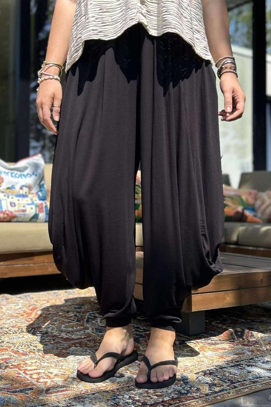 Made in Italy Gili Kite Pant Black